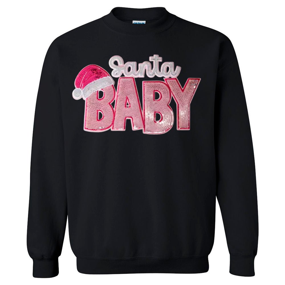 Santa Baby Premium Christmas Sweatshirt - Embedded Designz