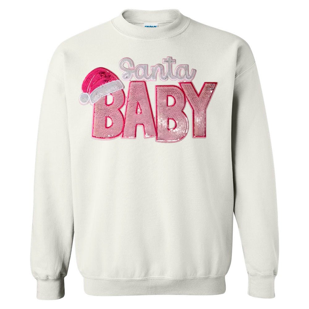 Santa Baby Premium Christmas Sweatshirt - Embedded Designz