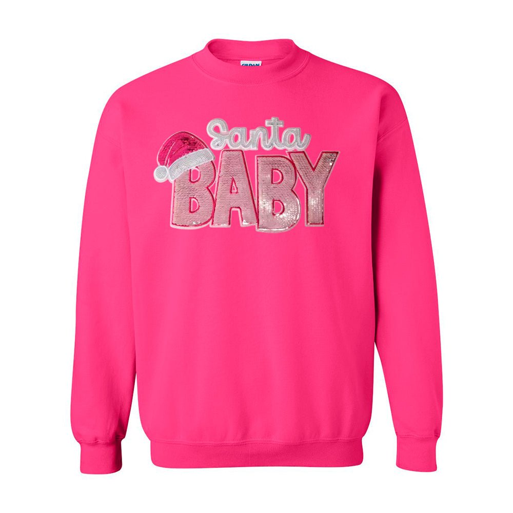 Santa Baby Premium Christmas Sweatshirt - Embedded Designz