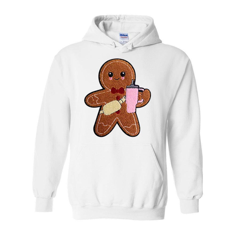 Sipping Ginger Premium Christmas Sweatshirt - Embedded Designz