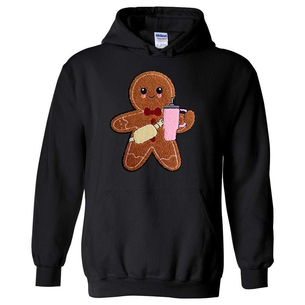 Sipping Ginger Premium Christmas Sweatshirt - Embedded Designz