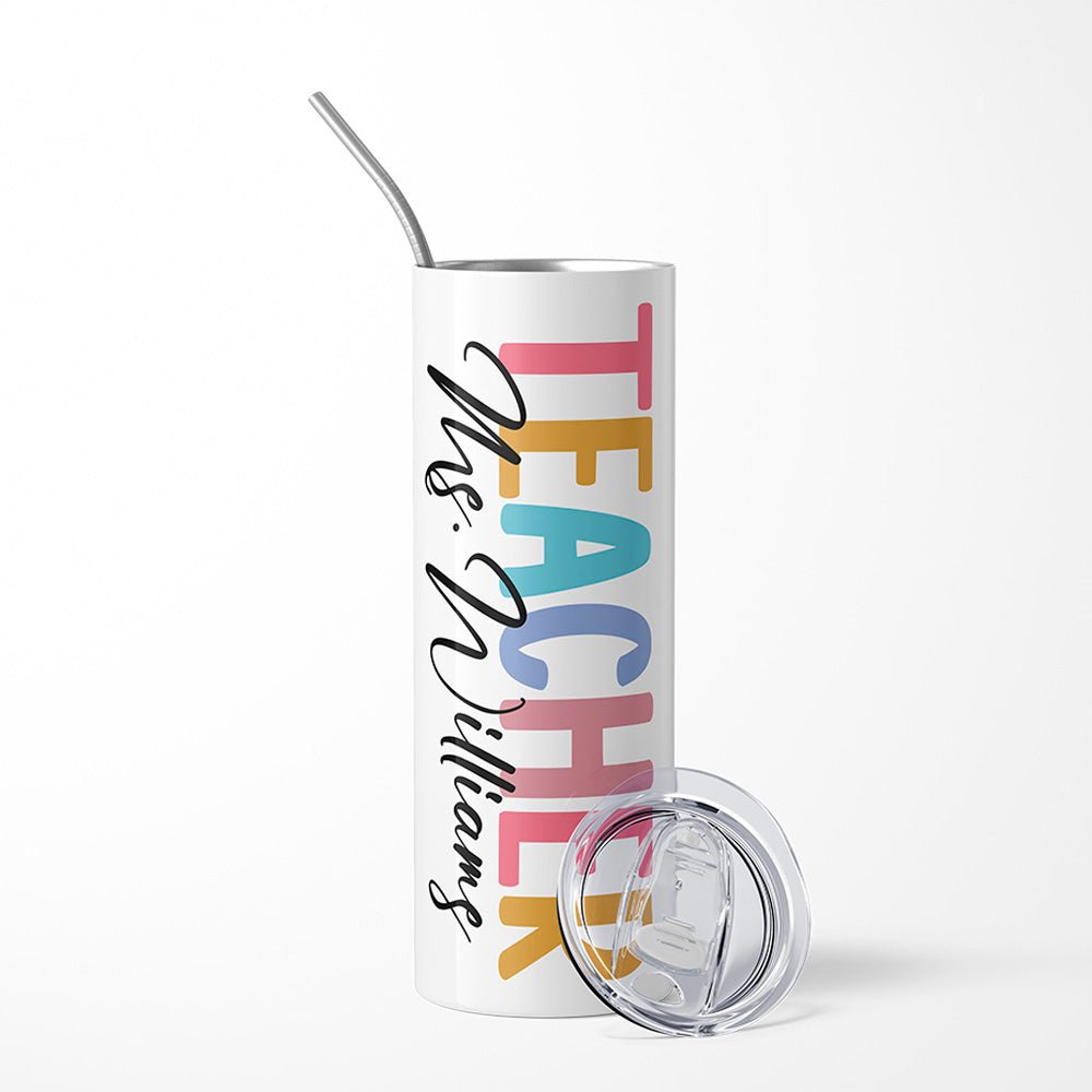 Teacher Premium Stainless Steel Tumbler - Embedded Designz