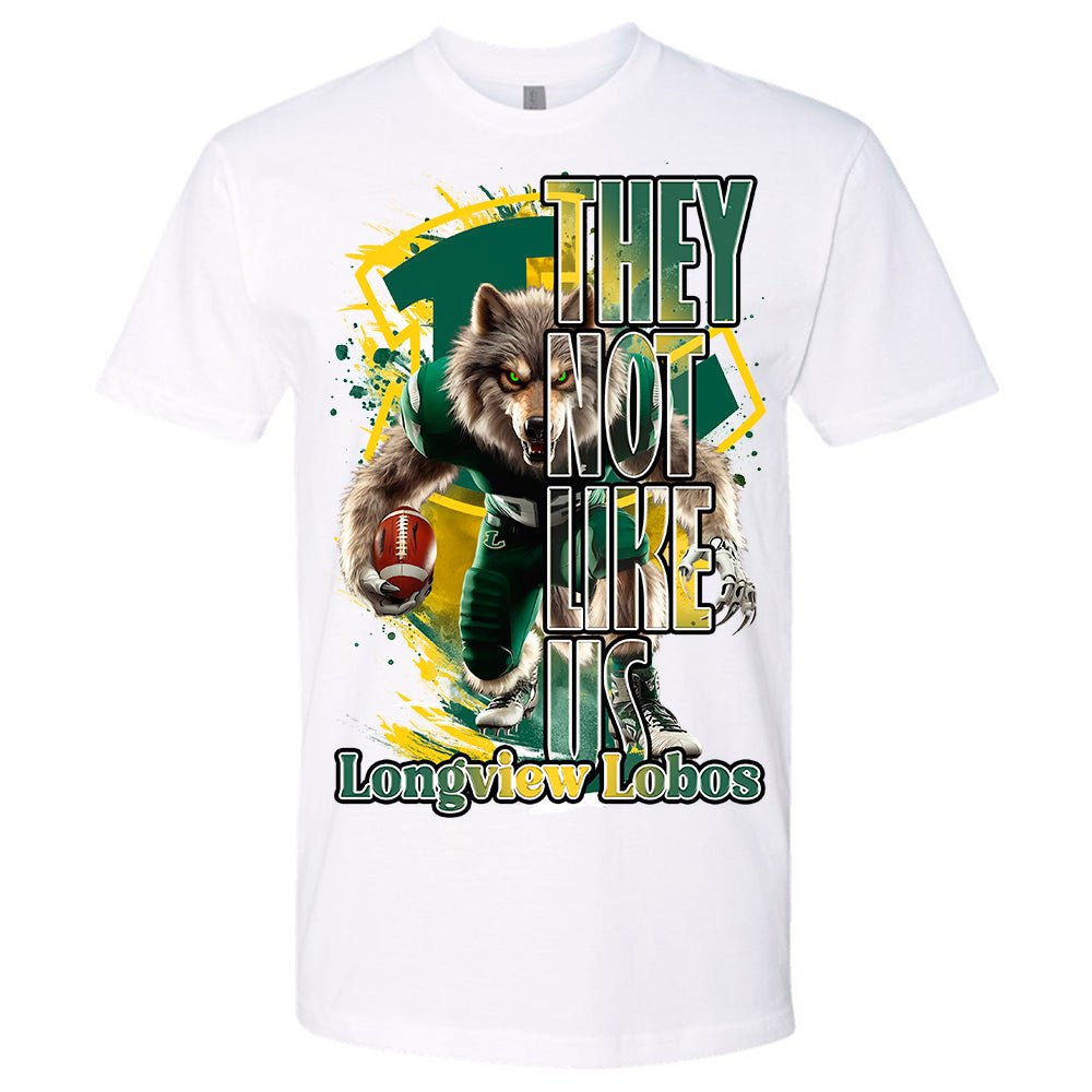 They Not Like Us Longview Lobos Premium T-Shirt - Embedded Designz