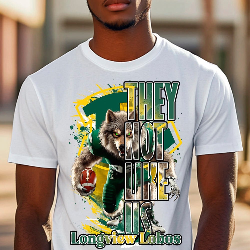 They Not Like Us Longview Lobos Premium T-Shirt - Embedded Designz