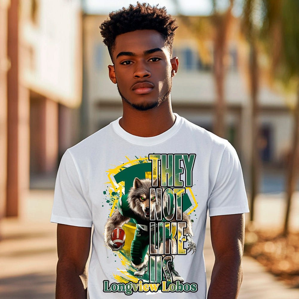 They Not Like Us Longview Lobos Premium T-Shirt - Embedded Designz