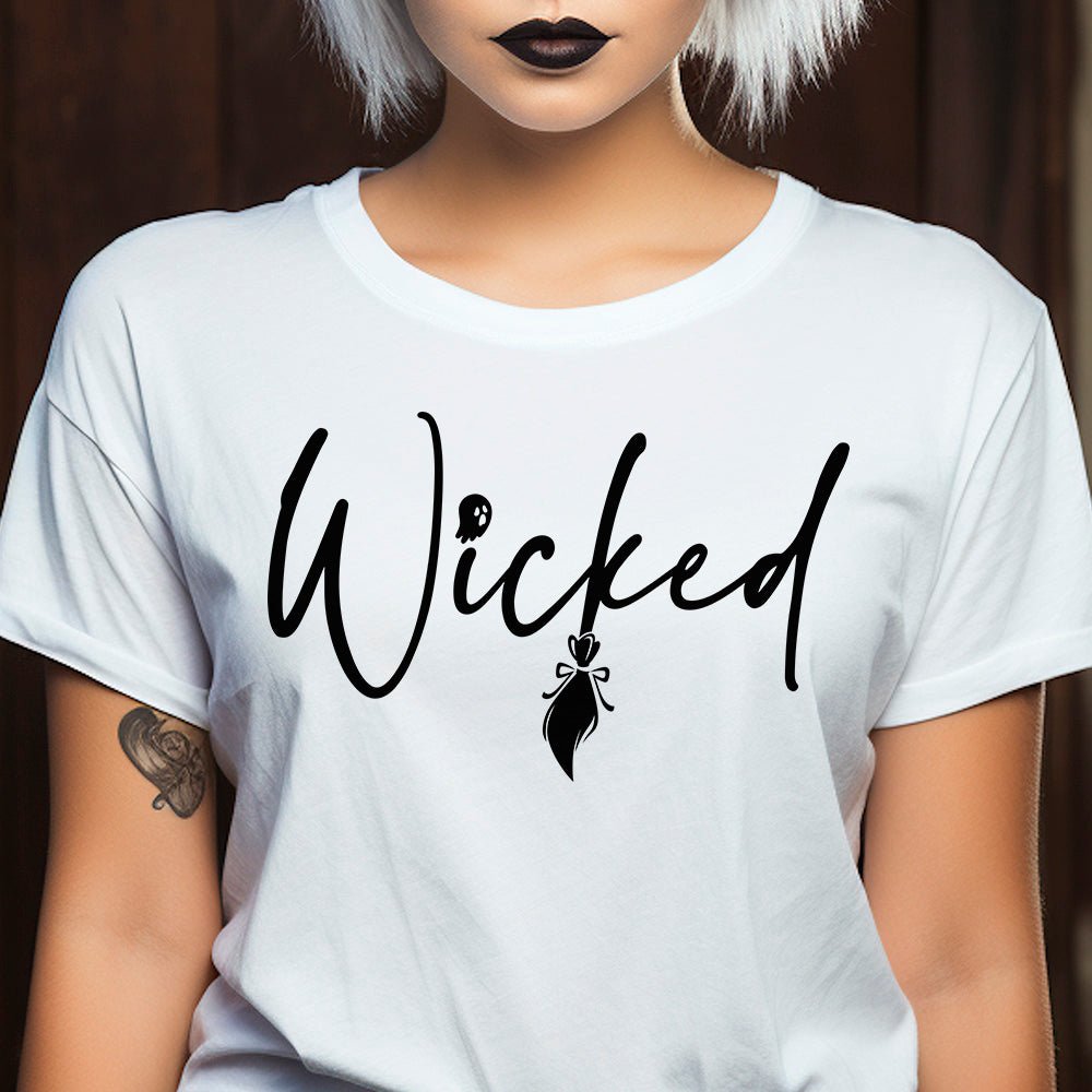 Wicked Premium Halloween T - Shirt - Embedded Designz