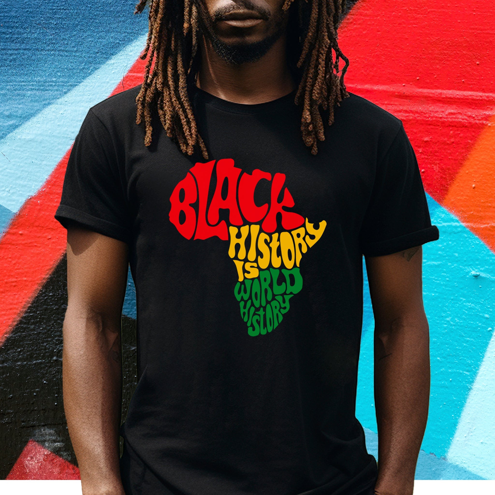 Black History Is World History Premium T-Shirt - Embedded Designz
