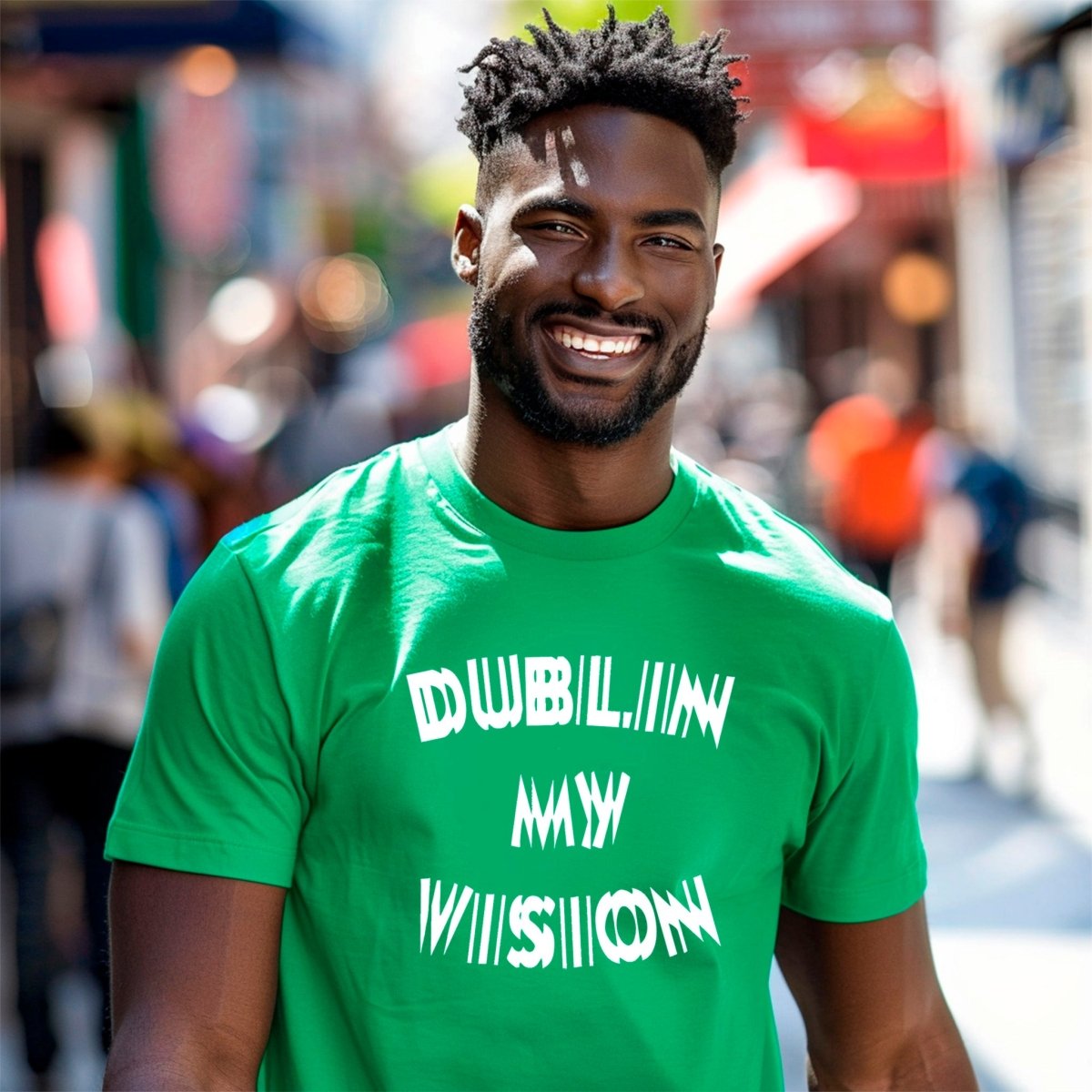Dublin My Vision St. Patrick's Day Premium T-Shirt - Embedded Designz