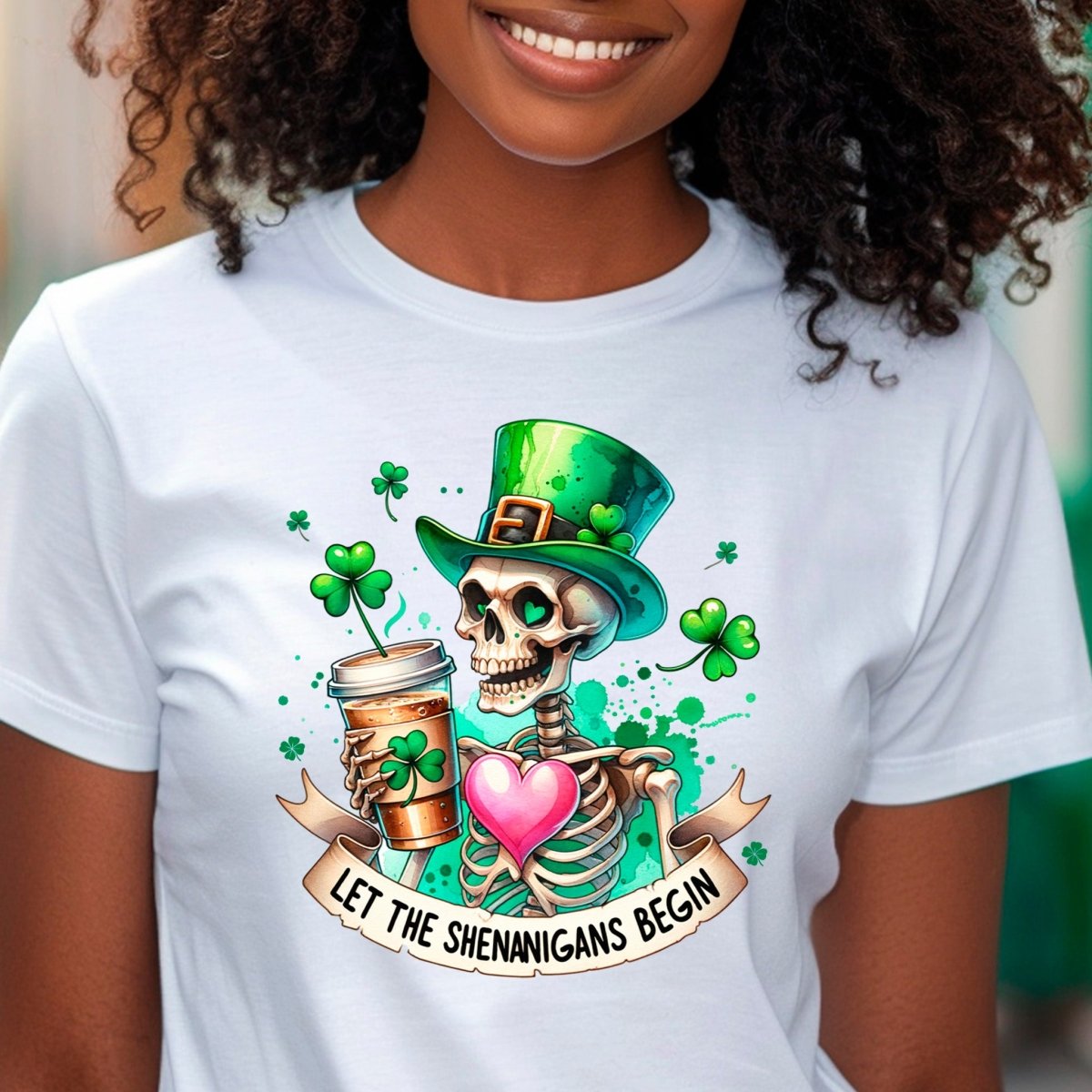 Let The Shenanigans Begin St. Patrick's Day Premium T-Shirt - Embedded Designz