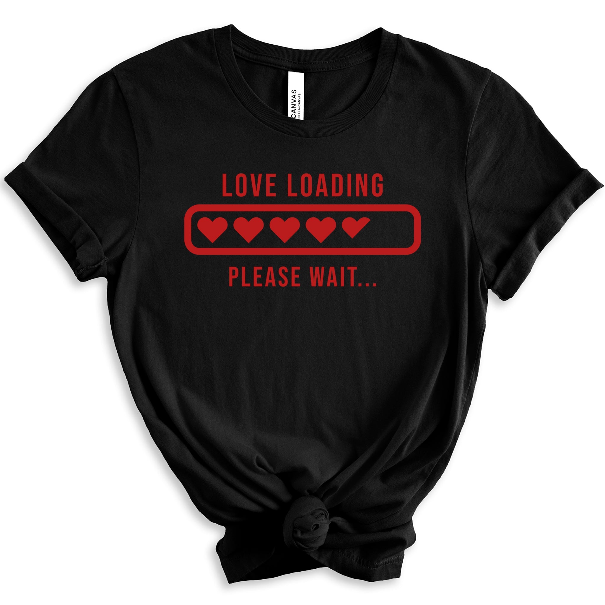 Love Loading Premium Valentine's T-Shirt - Embedded Designz