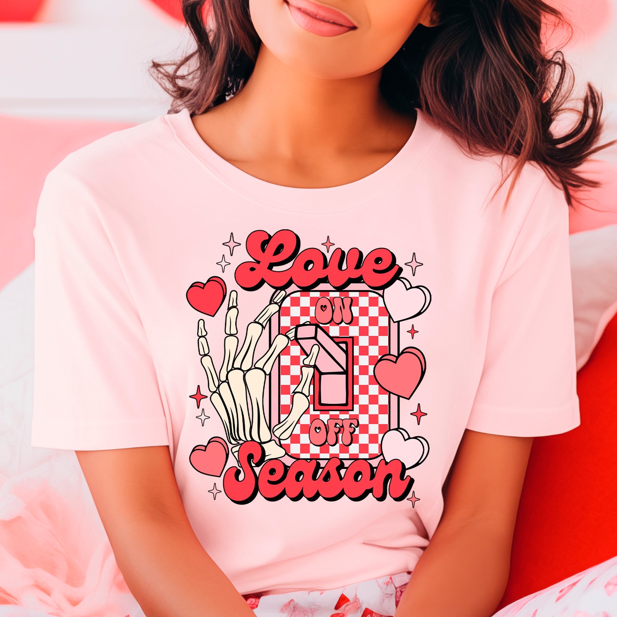 Love Season 'On' Premium Valentine's T-Shirt - Embedded Designz