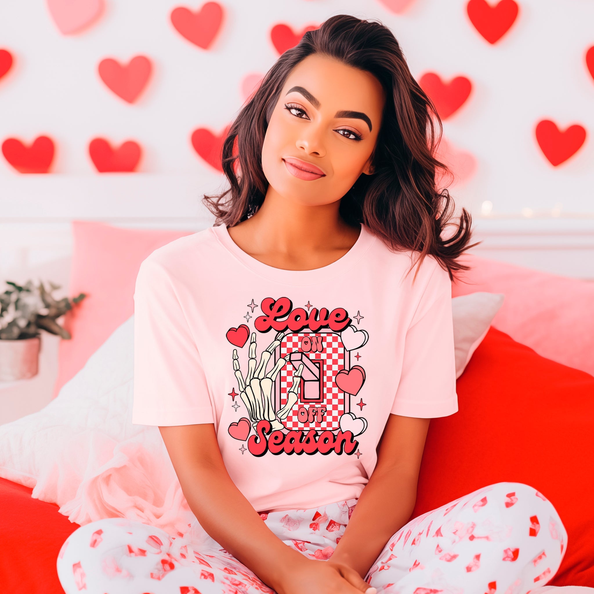 Love Season 'On' Premium Valentine's T-Shirt - Embedded Designz