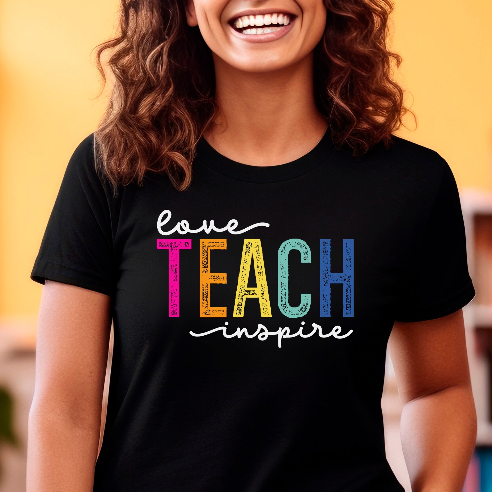 Love.Teach.Inspire Premium T-Shirt - Embedded Designz