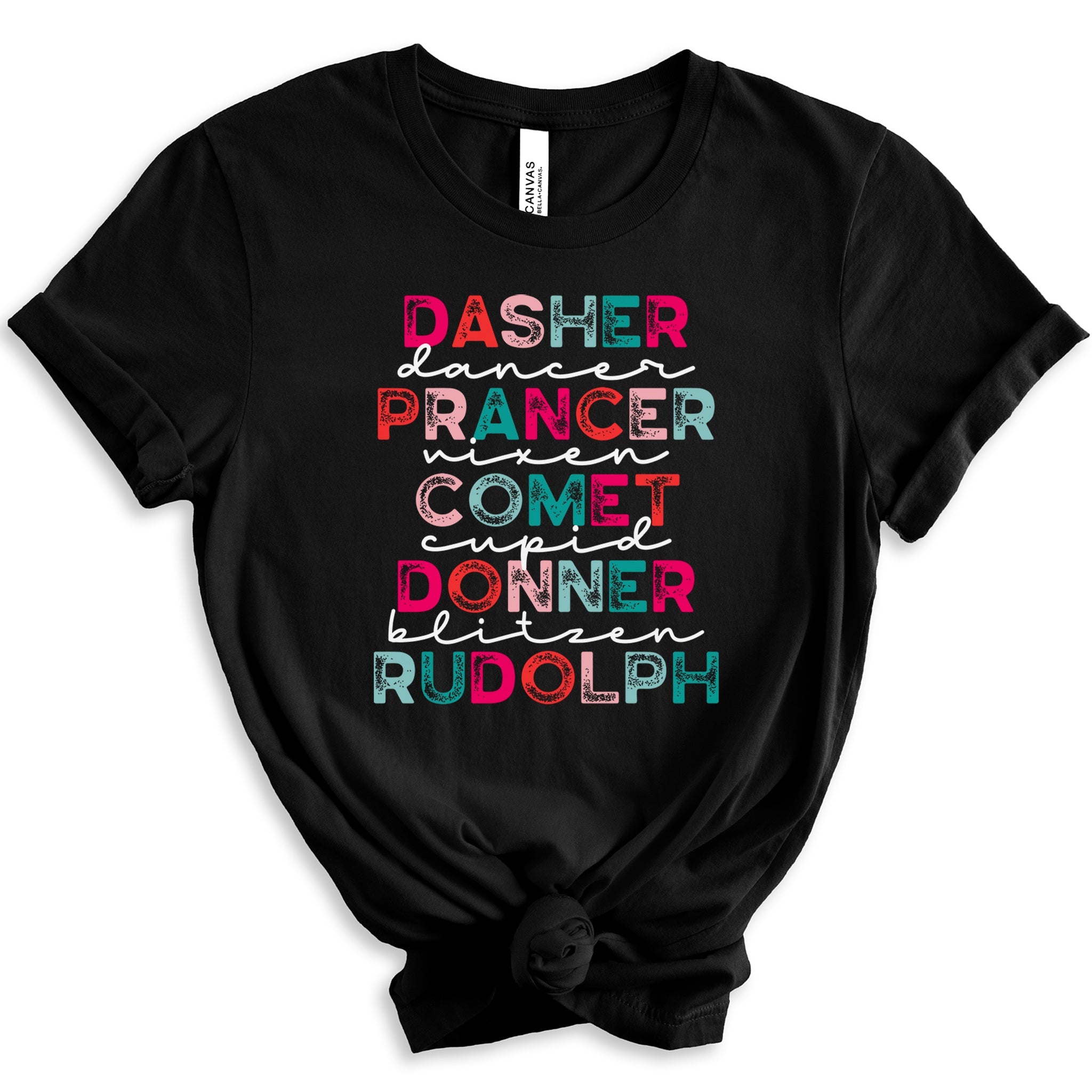 Reindeer Names Premium T-Shirt - Embedded Designz