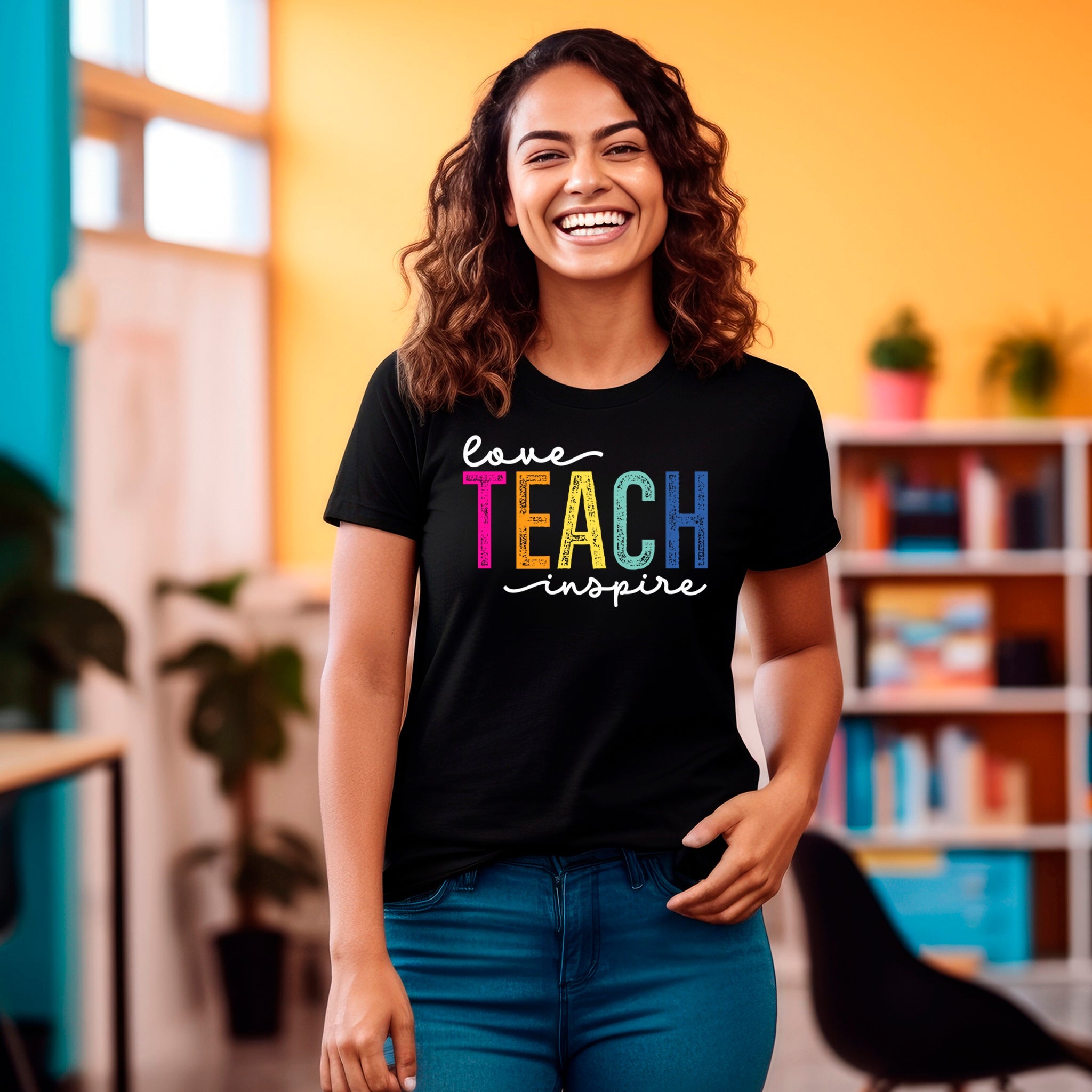Teach.Love.Inspire Premium T-Shirt - Embedded Designz