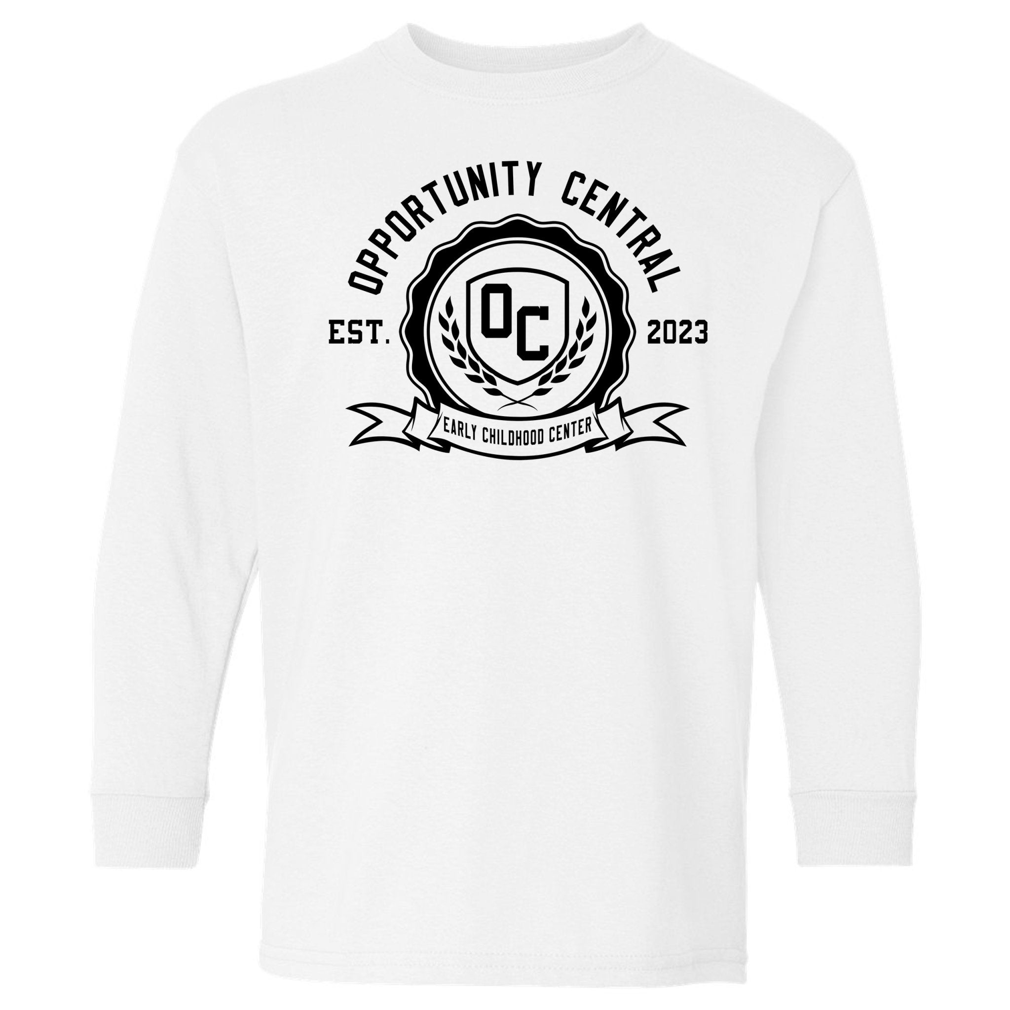 The OC Crest Long-Sleeve T-Shirt - Embedded Designz