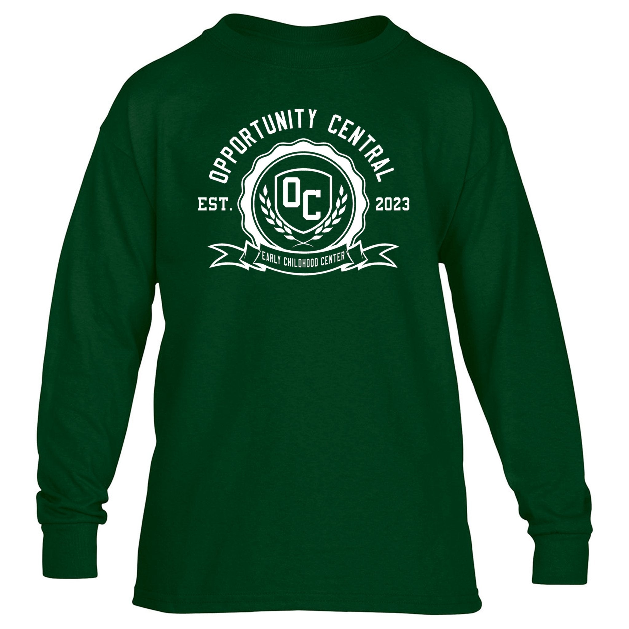 The OC Crest Long-Sleeve T-Shirt - Embedded Designz